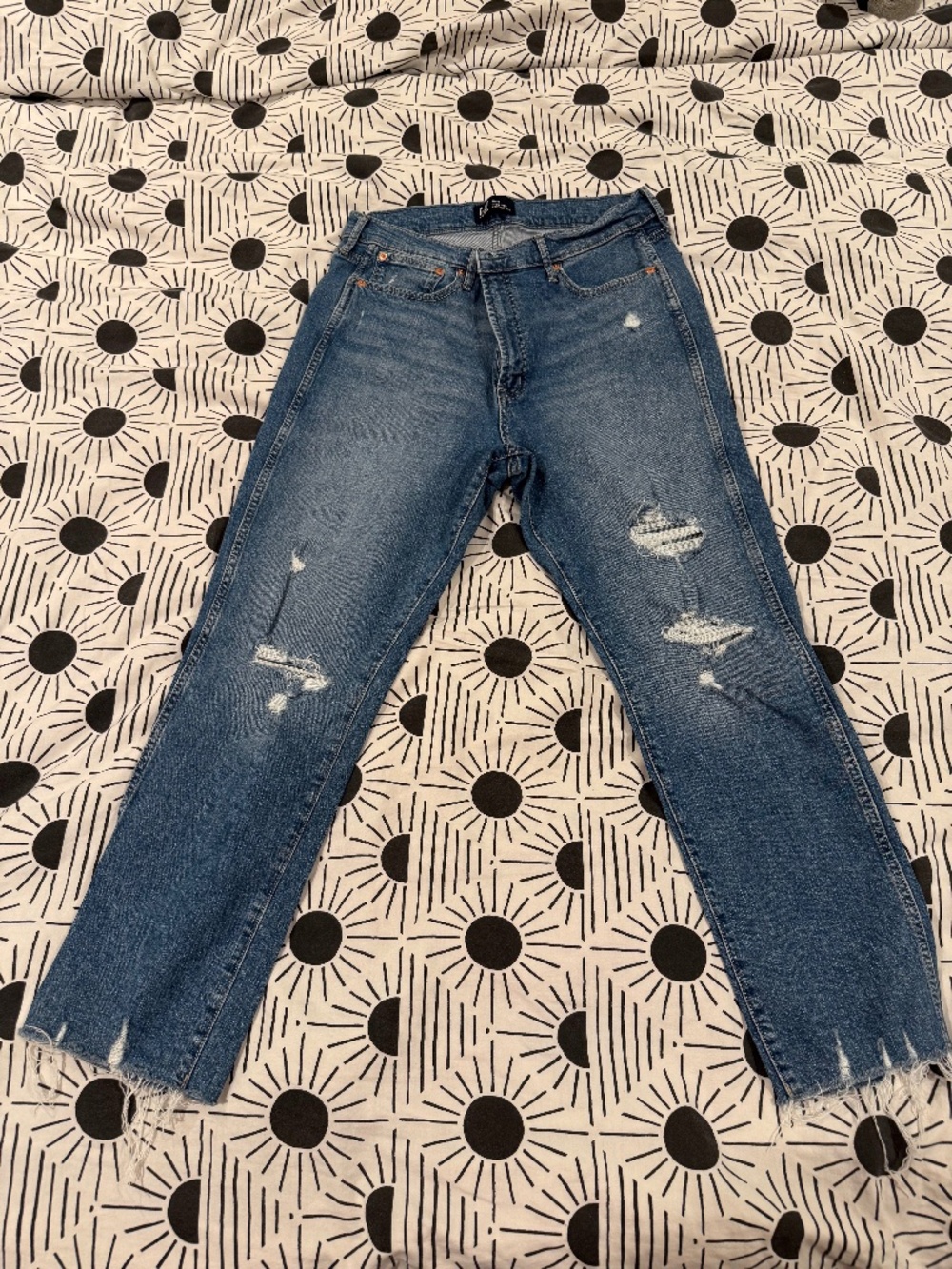 ❤️ GAP HIGH RISE VINTAGE SLIM JEANS, distressed sz 14/32